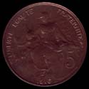 5 centimes 1916